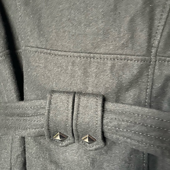 Guess Black Double-Breasted Trench Coat - Picture 5 of 6